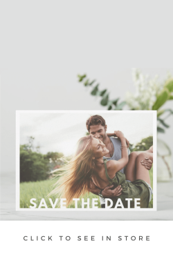 Minimalist Photo Save the Date